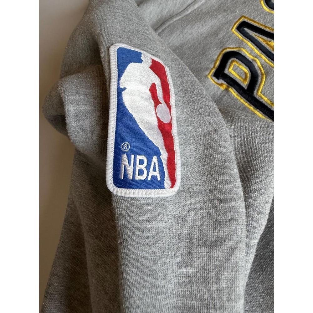 Vintage Lee Sport NBA Indiana Pacers Sweatshirt Gray V-Neck Embroidered Mens - Picture 2 of 4